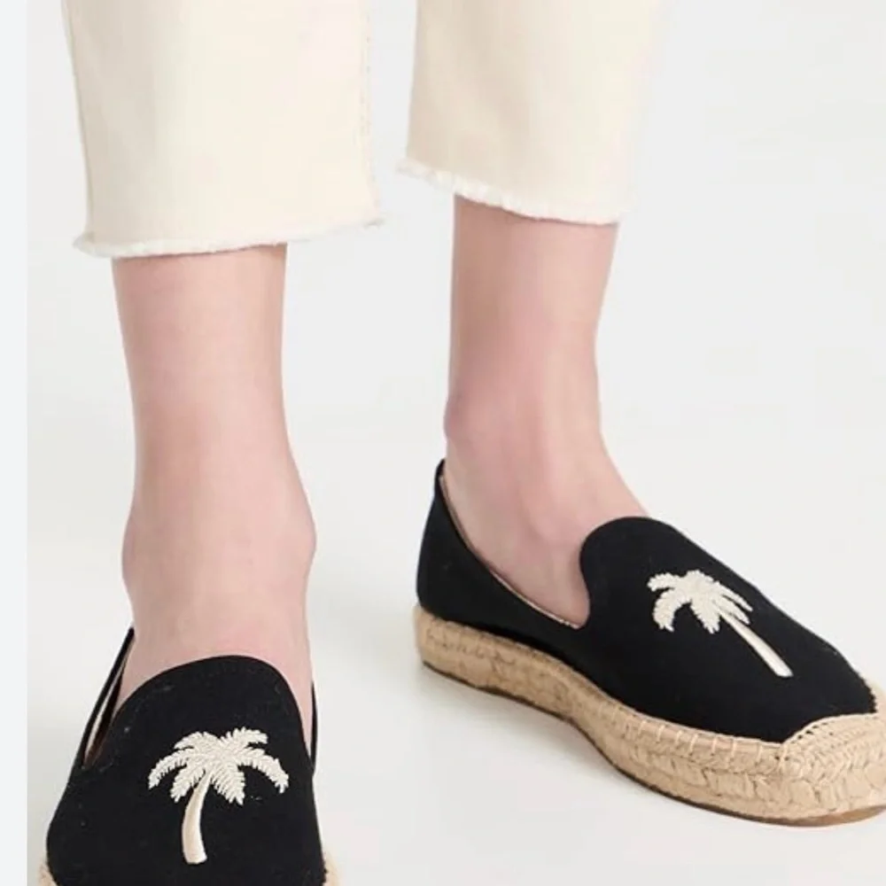 Soludos Black and White Espadrilles